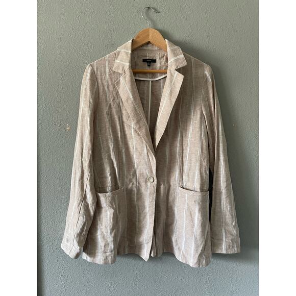 Drew Striped Linen Jacket‎ - Picture 4 of 7